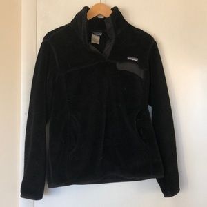 Patagonia re-tool snap Quarter-zip fleece sweater